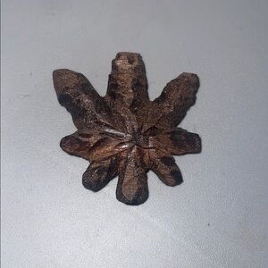 Rustic Brown Leaf Decor Accent